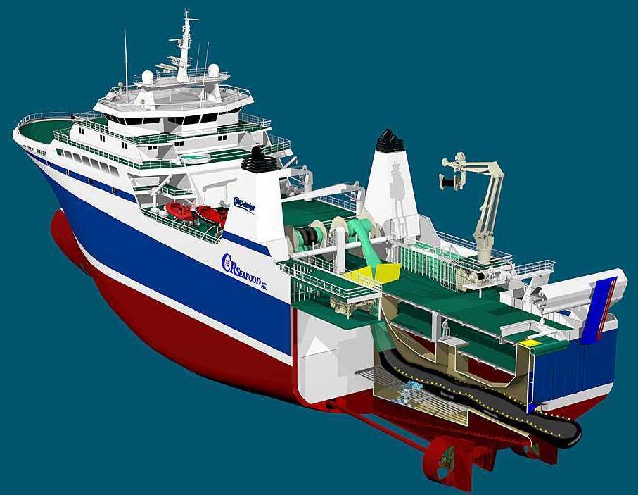 INNOVATION PELAGIC TRAWLER WITH TRAWL BAG DOCKING SYSTEM A large step forward for the trawler fleet in the last 40 years Example