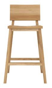 DC N CHAIRS DC COUNTER STOOL LIGHT GREY