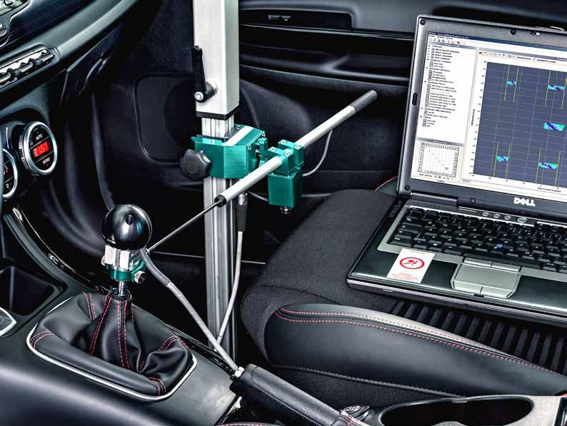 Actuators GSA gearshift analysis The gearshift analysis system GSA was developed by ATESTEO to objectively analyse the shifting mechanism of manual transmissions.