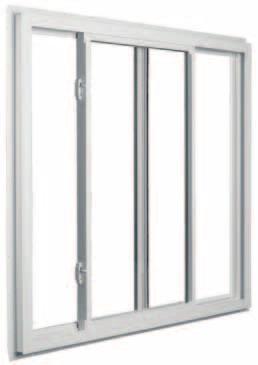 0/0 series sliding window W 0 YE GLSS Y N T FETUES 9 Maintenance-free multi-chamber PV construction NEW GENETION VINYL Fully fusion-welded corners on sash and frame for superior structural strength