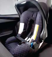 04 regulations, and is safely secured utilising the standard ISOFIX anchorage points in the car.