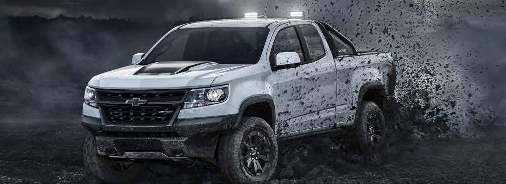 2019 COLORADO SPECIAL EDITIONS ZR2 MIDNIGHT EDITION ZR2 Trim, Extended or Crew Cabs Standard 3.6L V6 Gas Engine or Available 2.
