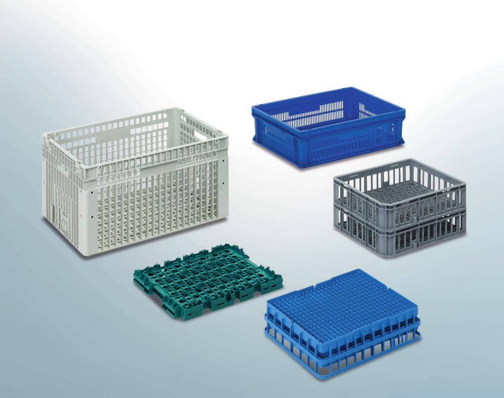 Washing baskets SPECIALISED PRODUCTS Containers for chemical cleaning Technical parts are cleaned in washing baskets, exposed to high temperatures up to 100 degrees, immersed in a chemical bath or