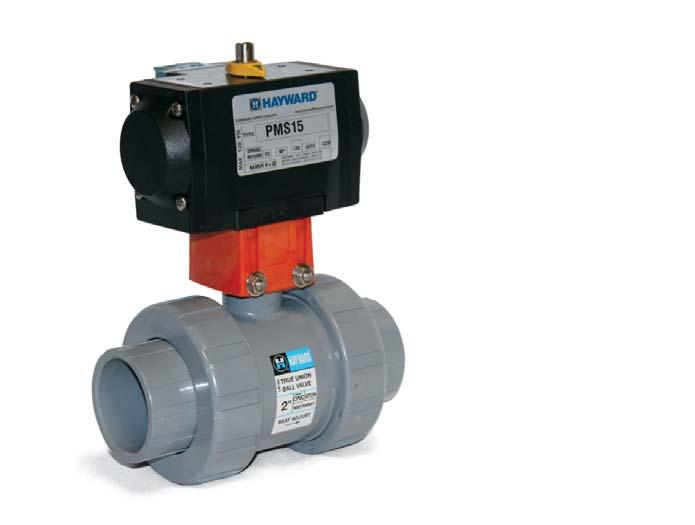 PMD/PMS Series Pneumatic Actuators FOR BALL VALVES UP TO 4" Corrosion-Resistant Thermoplastic Housing Permanently Lubricated Gear Train Two-Piston Rack and Pinion Design Namur-Style Mounting