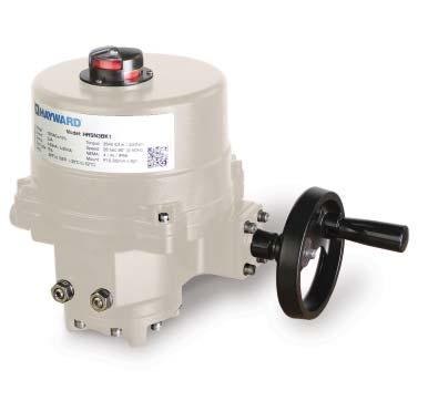 HZSN1 Series On/Off/Proportional Electric Actuators FOR BALL VALVES UP TO 6" Equipped with Two (2) Volt-Free Form A Auxiliary Switches Rated at up to 1A 250VAC (on/off models only) Proportional