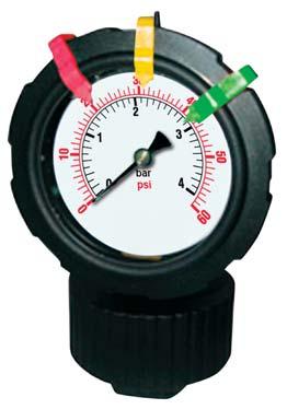 / Vacuum Sealed No Filling Required Suitable for Corrosive Media + Slurries Simple Installation Calibration Certifi ed Self-fl ushing Gauge Guard Design GDS Series DOUBLE SIDED GAUGE AND ISOLATOR All