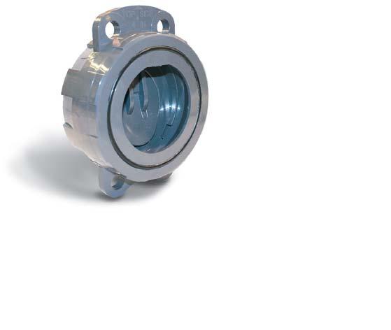 SW Series Swing Check Valves 3" TO 6" PVC, CPVC AND GFPP AND 8" PVC AND GFPP PVC, CPVC and GFPP High Temperature/ Pressure Ratings