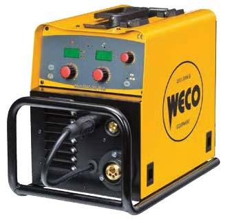 MicroMAG 301 PLUS For 200mm Spools 3 x 400Vac MicroMAG 301 PLUS only 24kg (including a spool of 5kg 200mm diameter) Polarity change allows welding with self shielded wires.