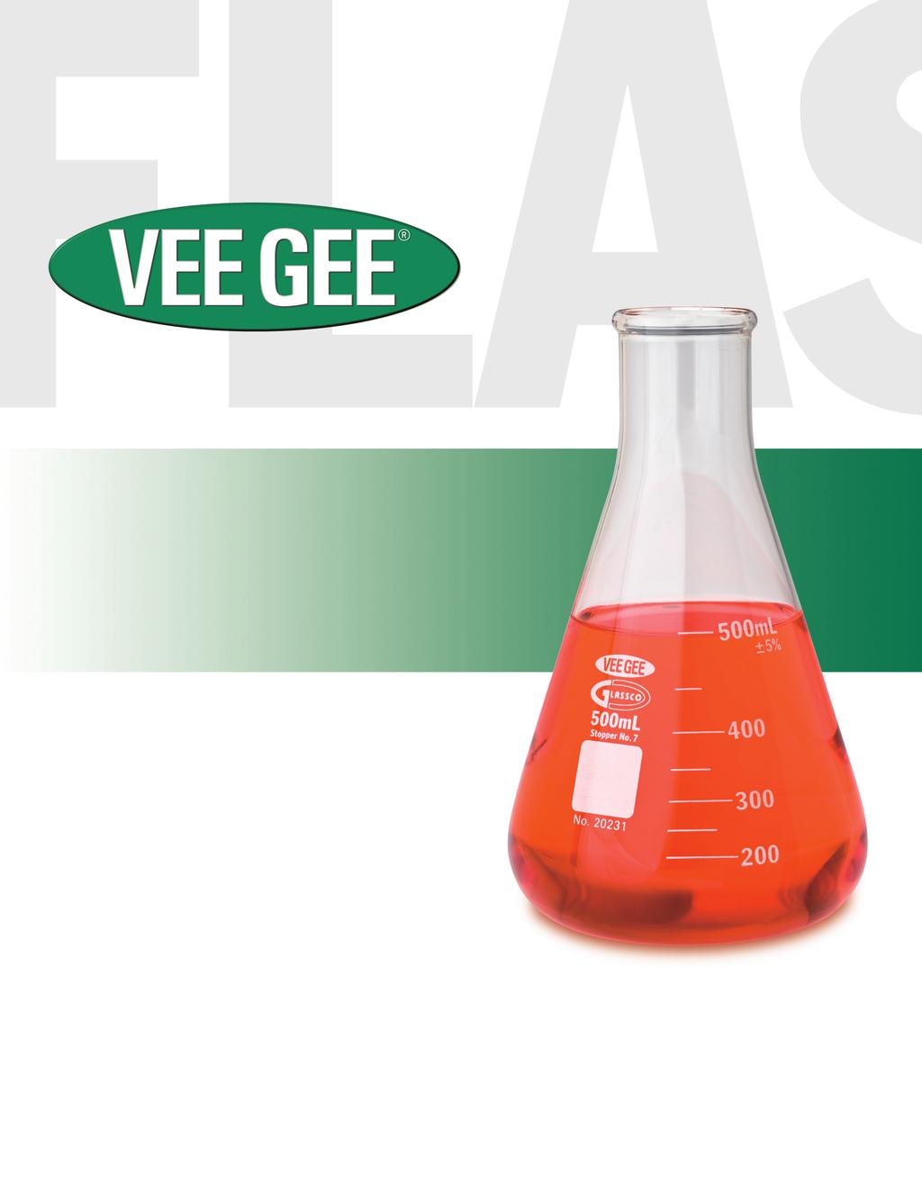 Erlenmeyer Flasks Narrow Mouth, Low Form, Heavy-Duty Rim, Graduated VEE GEE 03-Series Erlenmeyer Flasks meet ASTM E- Type I, Class for Classification, Design, & Dimensions, and Markings.