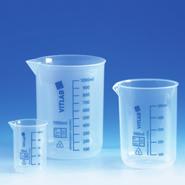 Griffin beakers (PFA) Raised scale, transparent, high temperature and chemical resistance. In six sizes from 25 to 1,000 ml.
