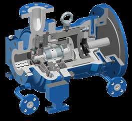 The design without shaft seal but with magnet drive guarantees that the pump operates leak free, in accordance with the TA-Luft