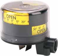 Series QV QUICK-VIEW Valve Position Indicator/Switch Ultra-Low Cost, Compact, Backlit, Corrosion Resistant 3 [76.20] CLERNCE REQUIRED FOR COVER REMOVL 4-15/32 [113.5] 1/2 [12.70] 1/4 DI. [6.