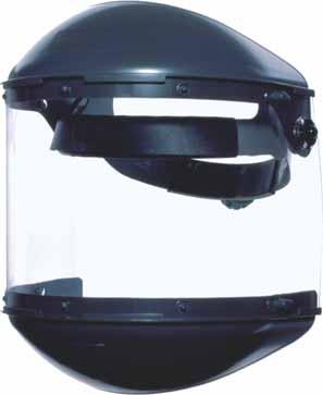 HIGH PERFORMANCE Faceshields MODEL DC SERIES Dual Crown Protective Masks FM5400DCCL/E2RW 22 MODEL F400DC DUAL CROWN Provides extended, wraparound protection for tough working conditions.