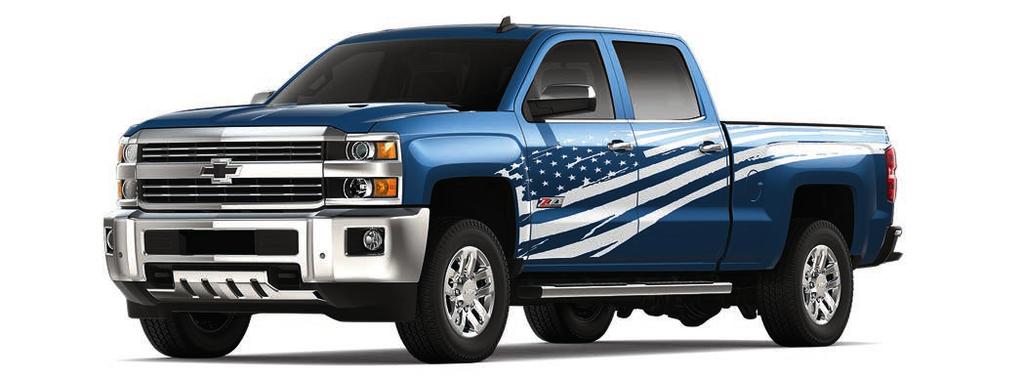 Silverado HD offers a number of special editions, including the Midnight Edition shown on the opposite page.