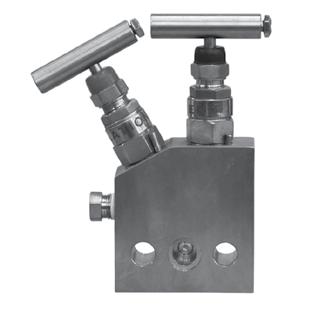 Guage Pressure Manifold Valves - EH74 TWO VALVE MANIFOLD: DIRECT MOUNT The EH74 offers the same function as the EM50 but in a more compact, lighter weight package for your flanged gauge pressure