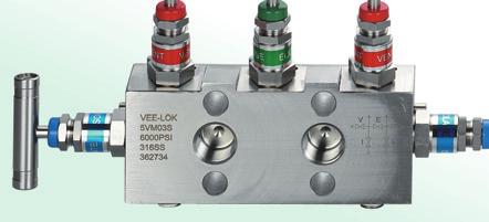 Valve Manifold - VM0 Series Hard seat Designed for direct mounting to differential transmitters via standard instrument side flanged connections on mm centers.