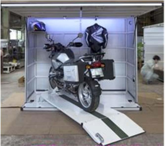 Hydrogen container Maximum capacity: 23L (paragraph 5) Specified, with the size of small garage for motorcycle taken into account, so that the internal hydrogen concentration will be 1% (Small garage