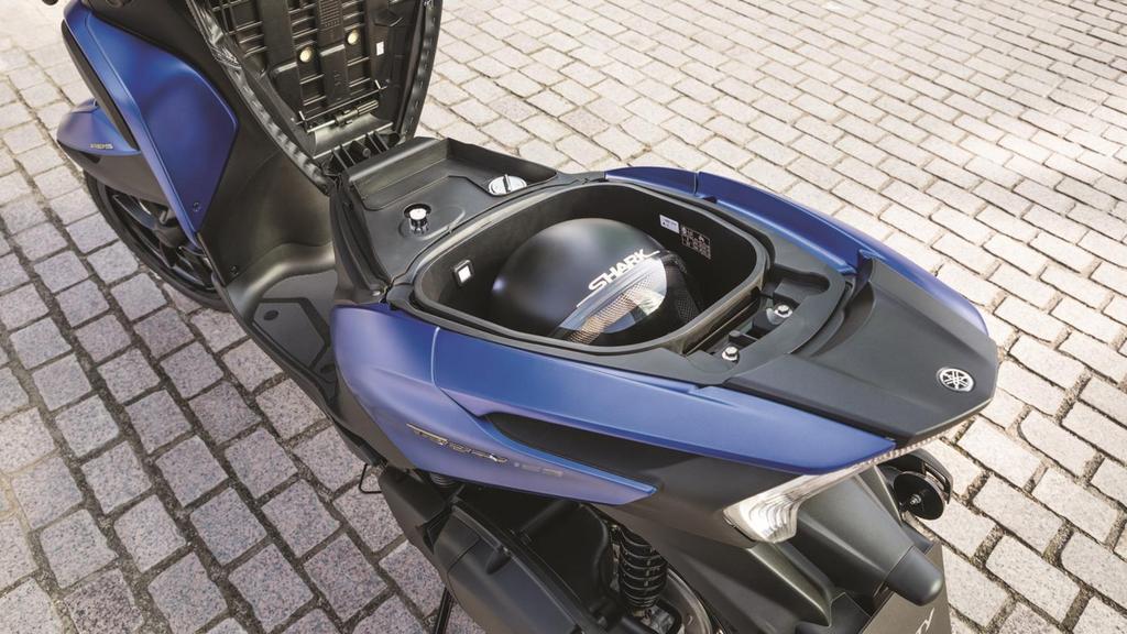Powerful 155cc engine with VVA The Tricity 155 is driven by our latest generation 4-stroke engine featuring a Variable Valve Actuation system for faster acceleration with high levels