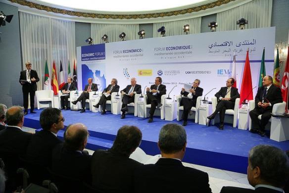 Stimulating employment and supporting SMEs Main highlights More than 300 participants and 200 business leaders from the Euro-Mediterranean region 10 Ministers of Foreign Affairs and Presidents of