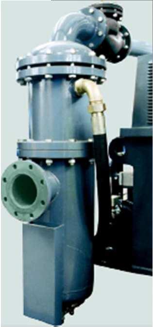 Water separator for high air quality Function : insure water is removed from compressed air Separator fitted