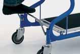 increased from 28 to 48 litres. When the trolley is nested the basket automatically retracts. Also available with child seat upon request.