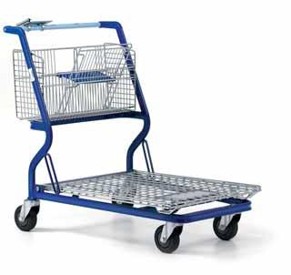 the MUC 350 is the right trolley for bulk shopping in many specialist markets.