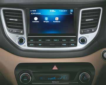 Smart Infotainment System Apple CarPlay Connectivity Android Auto Connectivity Mirror Link Arkamys Sound Mood 20.