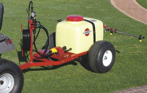 Making light work of weed free lawn, ESTATE Pro 120 litre is a serious turf care sprayer.