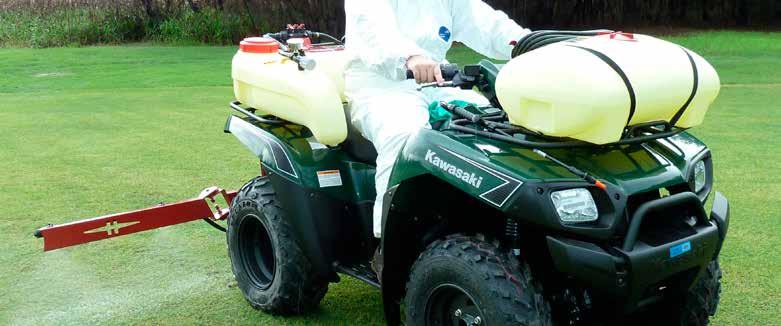 ATV Bike Sprayers P1.5 6 HARDI ATV Bike sprayers are made to fit most quad bikes, allowing the bike to become an effective and versatile sprayer with 75 litre on the back and 50L on the front.