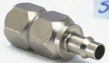 312 Swivel Fittings Minimatic swivel connector fittings are very efficient in applications