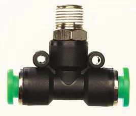 PUSH-QUICK FITTINGS Clippard Push-Quick Fittings provide a simple method of connecting pneumatic components to each other and system piping.