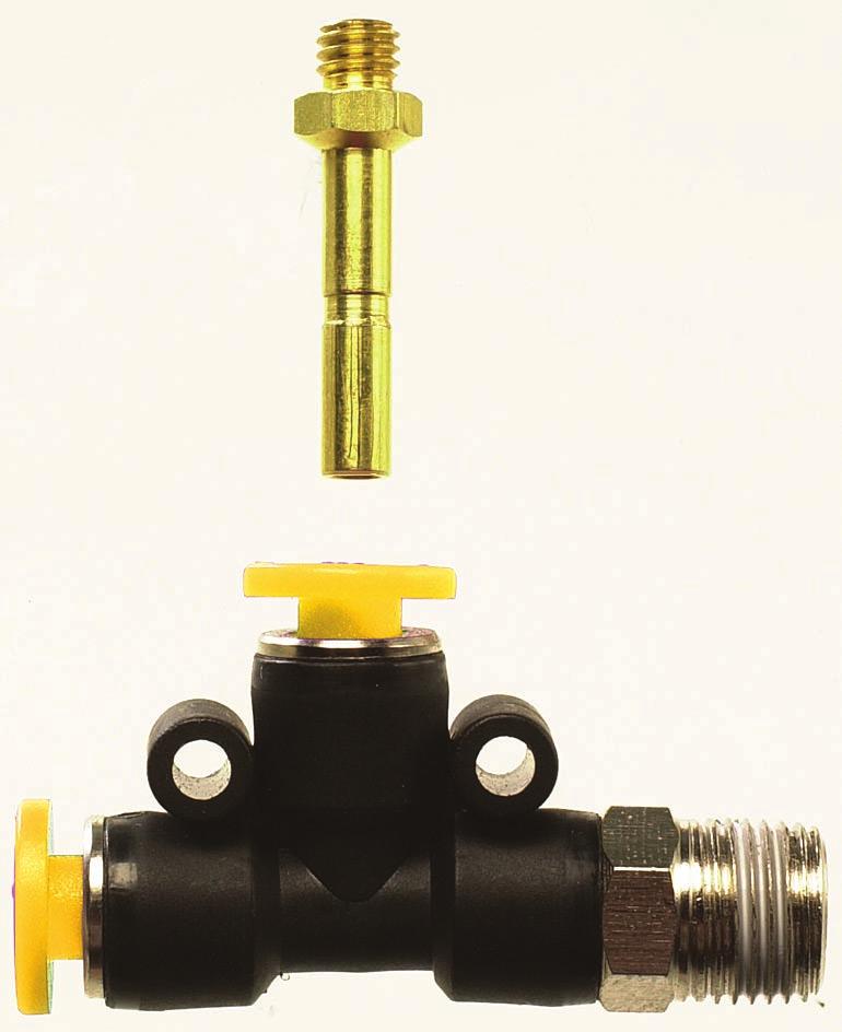 pressure gauge port, the 11676 series of Plugs can be used when the gauge is not