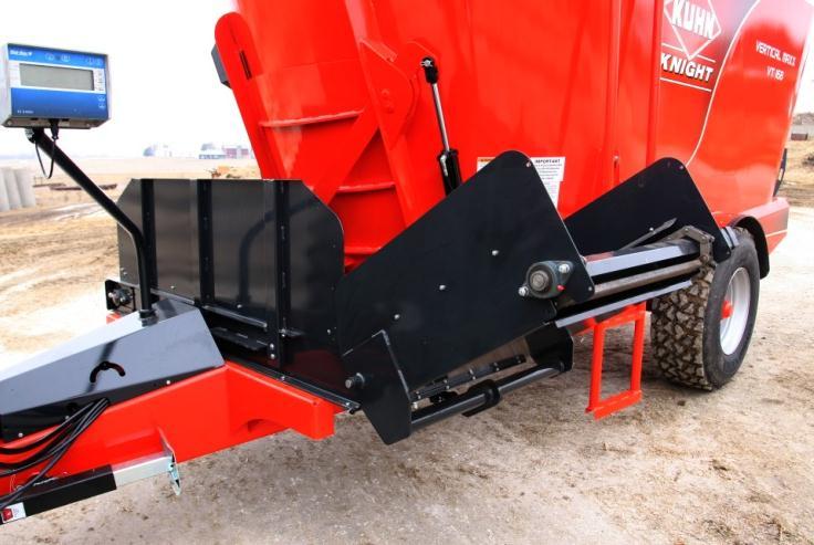 ) These options allow the flexibility for both floor feeding and feeding into bunks of various heights where a longer or higher reach is needed for accurate feed placement.