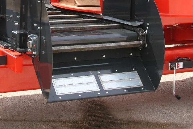 -Available on either or both sides of flat front conveyors This optional feature