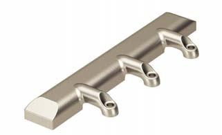 499 Adapter for flaps with 20 mm aluminium frame Mounting: For left or right hand use Supplier with screws: M4x10