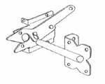 2-Way Latch (Fits on either side of gate) 2-Way Latch (For 2 or larger square pipe) 999767 1.670 lb. 999768 0.742 lb.