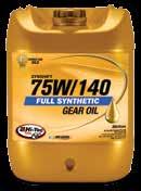 FULL SYNTHETIC AUTOMOTIVE GEAR OILS SYNGEAR 75W/90 GL-5 Hi-Tec Syngear 75W/90 GL-5 is a full synthetic limited slip gear oil which offers outstanding high temperature and high load performance