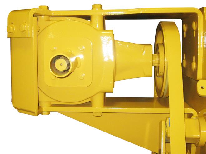 BELT DRIVE All of our heavy duty flails use a high strength belt with an automatic self-tensioner;