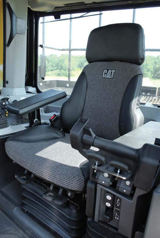 The D10T2 s cab design provides ergonomic controls, intuitive monitoring systems, and enhanced visibility.