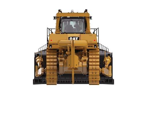D10T2 Dozer Specifications Dimensions All dimensions are approximate. 7 5 6 8 2 3, 4 1 14, 15 9 10, 11 12, 13 16 D10T2 mm in 1 Ground Clearance* 725 28.5 2 Track Gauge 2550 100.