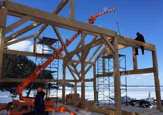 Timber Frame Erection Suitable