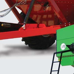 No chains, sprockets, belts or pulley necessary compared to dual auger cart