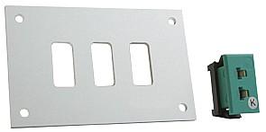 hermocouple number PE For miniature snap-on connectors umber of channels,,, 8, or Panel Anodised aluminium (width mm) Dimensions According to number of channels (D = number