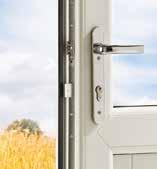 Multi-chambers within the door frame further increases the energy performance.