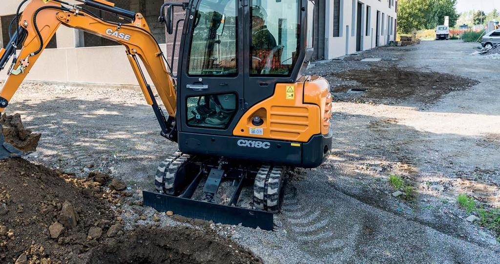 Lifting: CX18C is a conventional model with superior lifting capacity.