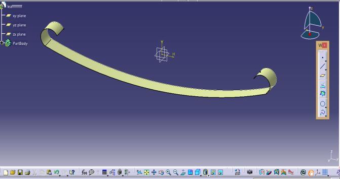 Meshing of steel leaf spring Free Camber (At no load condition) No.