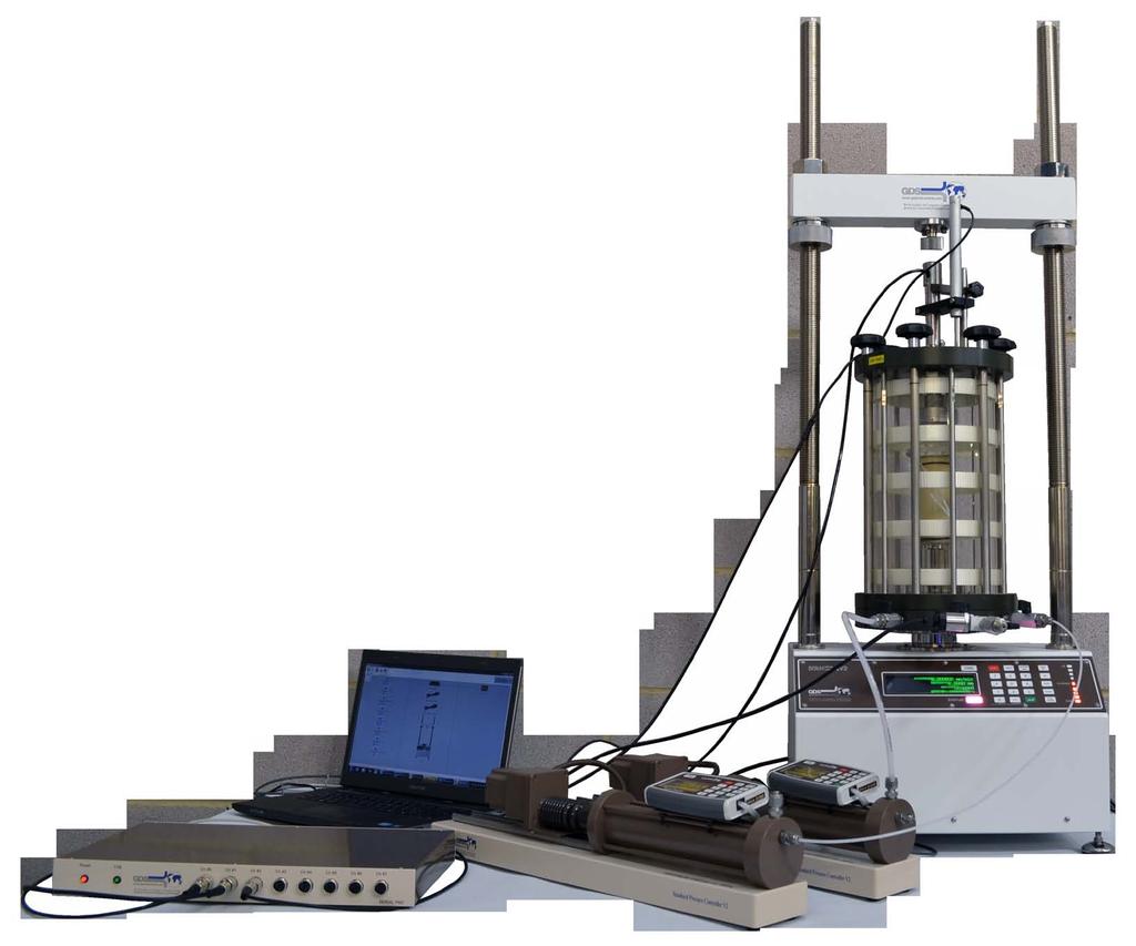 STATIC TRIAXIAL TESTING GDS IS A SPECIALIST IN STATIC TRIAXIAL TEST SYSTEMS, OFFERING CONFIGURATIONS SUITABLE FOR DAY-TO-DAY COMMERCIAL TESTING UP TO ADVANCED RESEARCH WORK.