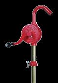 Handpump Groz Lever Action 50-210L 44100 c/w telescopic Suction Tube, 1.1/2 & 2 bung. Steel Body, die cast pump head, zinc piston & brass piston rings, NBR seals.