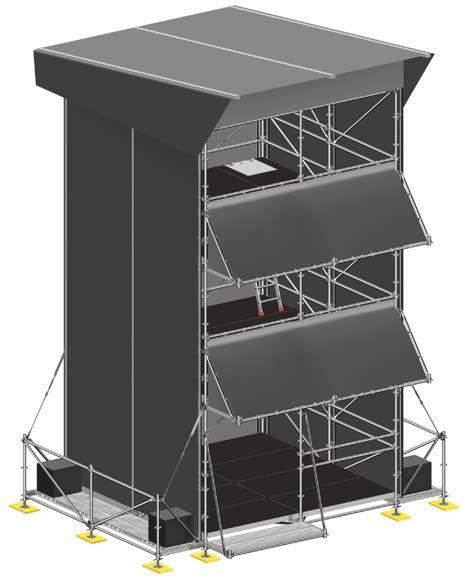To meet the most frequently encountered requirements, a total of 12 FOH Tower complete KITs are available.