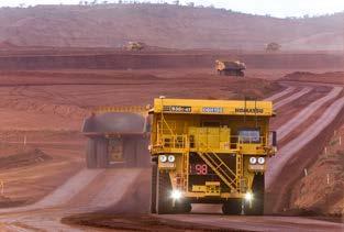 Autonomous trucks in open cut mines Australian mines have